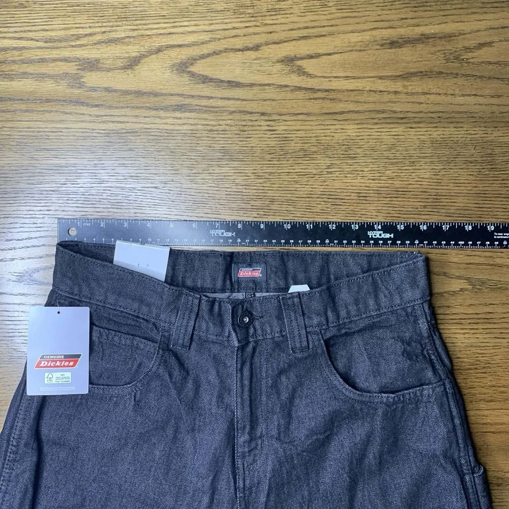 Dickies Denim Skate Shorts Flat Front Punk Jorts Utility Carpenter